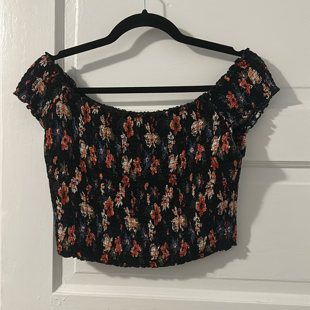 Off the Shoulder Crop Top